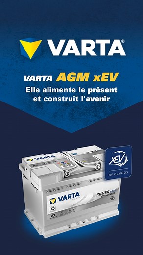Découvrez la batterie VARTA AGM xEV : polyvalente, fiable, performante, sécuritaire et innovante ! Une solution compacte pour une conduite vers l'avenir. Tout démarre avec VARTA ! ⚡ | VARTA Automotive