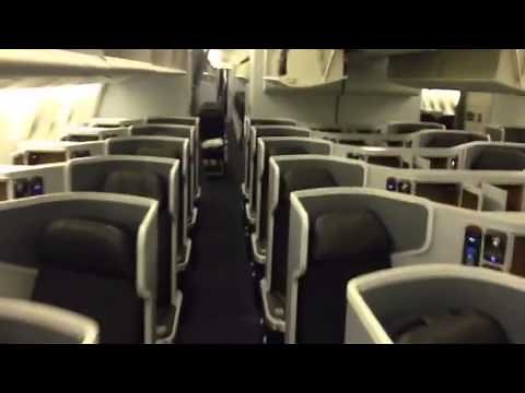 American Airline's 777-300 video tour of cabin