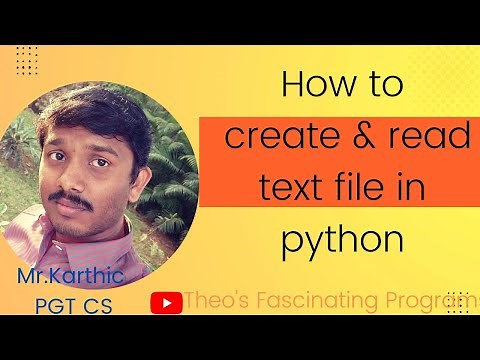 How to create text file in python|| How to read text file in python#pythonprogramming #python