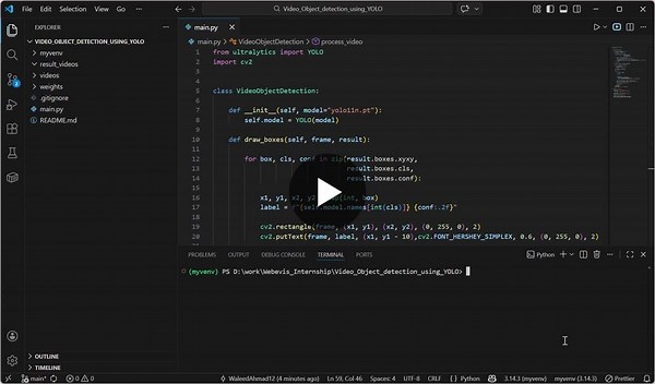 Python YOLO Video Object Detection with OpenCV | Waleed Ahmad posted on the topic | LinkedIn
