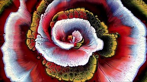 From SPIRAL to FLOWER in 10 MINUTES ~ Fluid Art ~ Step by step tutorial ~ Fiona Art