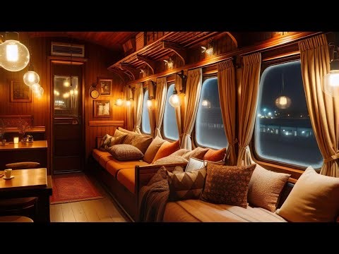 ASMR Journey on the 1930s Orient Express Cozy Cabin Escape from Istanbul to Paris with Rain Sounds