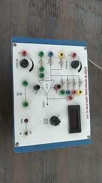 Study of operational amplifier IC-741 experiment