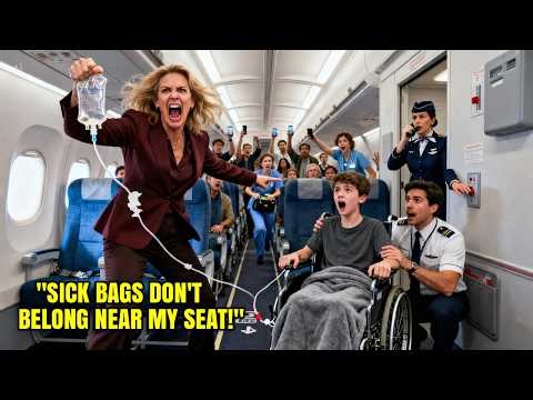Karen GRABBED My Paralyzed Son's Catheter Bag — Flight Attendant RESTRAINED Her Live