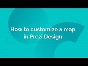 How to customize a map in Infographics (Prezi Design)