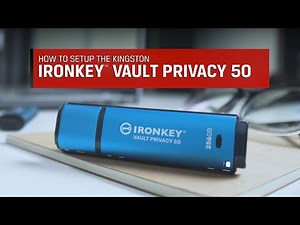 Cómo configurar la unidad flash USB cifrada Kingston IronKey™ Vault Privacy 50