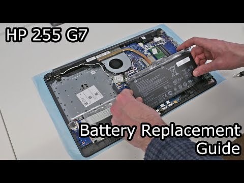 HP 250/255 G7 - HT03XL Battery Replacement Guide - 6BN96EA