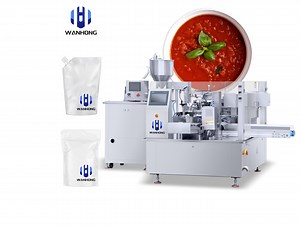 [Hot Item] Fully Automatic Doypack Bag Top Corner Spout Doy Pack Pouch Filling Sealing Packing Machine