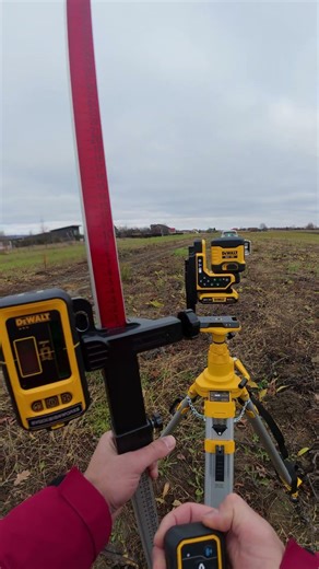 DeWalt Remote Laser Level in Action