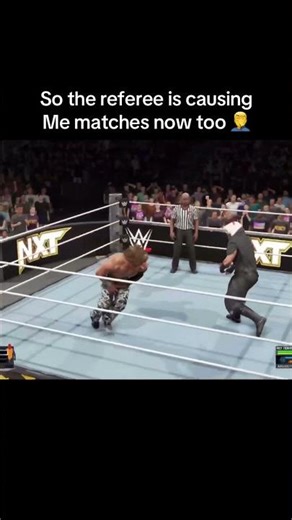 #wwe #wwe2k25 #referee So the referee is causing me matches now too 🤦‍♂️