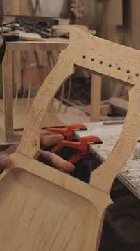Sound ON: Crafting a Kravik Lyre 🪓 #music #woodworking #woodcraft #lyre