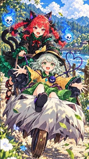 世話焼きお燐の忙しない日常 / 死体旅行 ～ Be of good cheer!【東方地霊殿】アレンジ #shorts