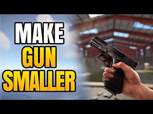 How To Make Your Gun Smaller In Rust | Console Command To Reduce Weapon and Iron Sight Size