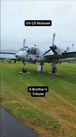 The Grumman OV-1D Mohawk battlefield surveillance and reconnaissance fixed-wing aircraft. ✈️