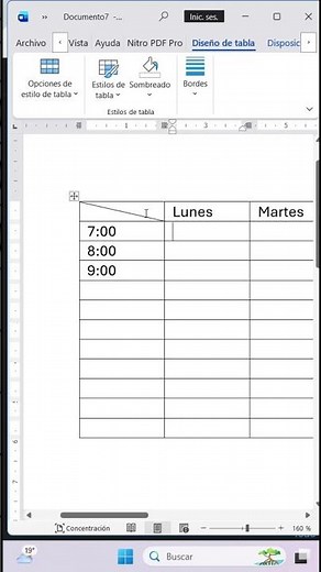 Diagonal line in a Microsoft Word table. #word #tutorial #keyboardshortcuts