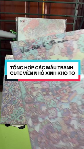 Mẫu Tranh Tô Màu Cute Viền Nhỏ Xinh