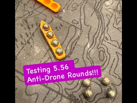 Testing 5.56 Anti-Drone Sabot Rounds