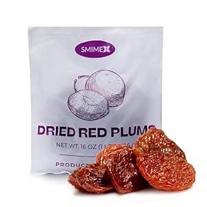 Premium Armenian Dried Red Plums 1 LB - No Sugar Added, Perfect for Healthy Snacking & Cooking