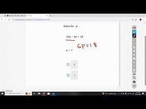 Grade 7 - Math: One-variable equations