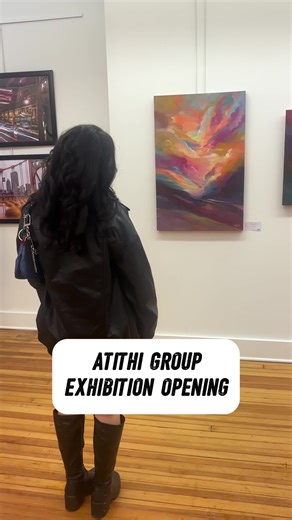 Recapping an unforgettable night at Atithi Studios✨ Seeing our gallery filled with conversation, creativity, and connection was a powerful reminder of what makes Atithi Studios such a special creative home🎨 Thank you to everyone who came! If you weren’t able to attend the opening night, you can still experience the exhibition until the 21st! #artexhibition #PittsburghArtist #creativecommunity #pittsburghart #atithistudios