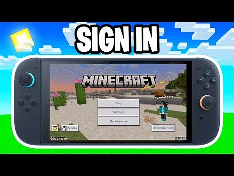 How To Sign In Minecraft Nintendo Switch 2! - Tutorial
