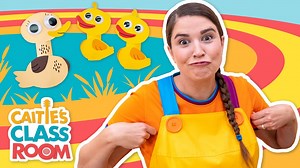 9K views · 202 reactions | NEW Caitie’s Classroom! Quack, quack! The brand new episode is up on the Super Simple Play YouTube channel and it’s all about... DUCKS!!!閭We sing Five Little Ducks and act out the song with a homemade Mother Duck and duckling craft. It’s a lot of fun in the classroom, and you can try it at home too! Joke time: Q: What do you call a crate full of ducks? A: A box of quackers!  | Super Simple | Facebook