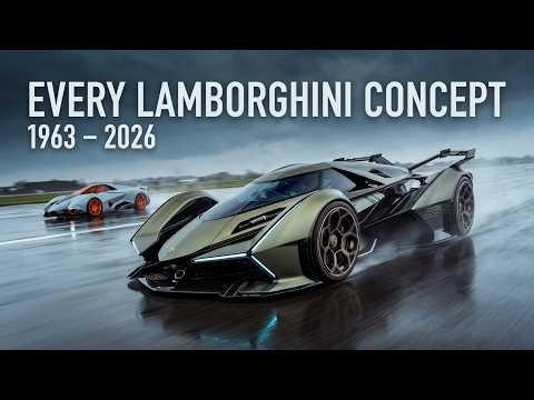 Every Lamborghini Concept Car Ever Made (1963–2026)