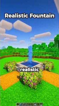 how to make a realistic fountain #minecraft @ItsKingBlake