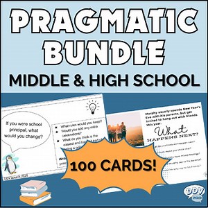 Inference Conversation Social Skills Printable Task Cards Bundle 6, 7, 8, 9, 10,