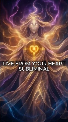 🌟LIVE FROM YOUR HEART SUBLIMINAL #subliminal #affirmation