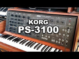 KORG PS-3100 - Synth Demo