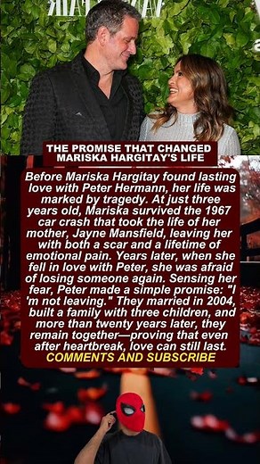 THE PROMISE THAT CHANGED MARISKA HARGITAY'S LIFE