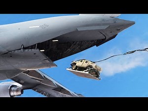 Throwing Humvee at Crazy Speed from Gigantic US C-17