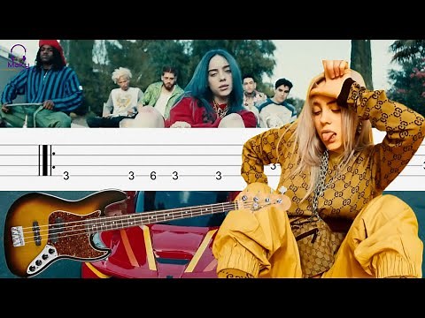 Bad Guy - Billie Eilish [Bass Tabs Tutorial]