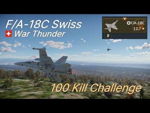 [워썬더] 정신 나갈 것 같은 스위스 호넷 100킬 도전기