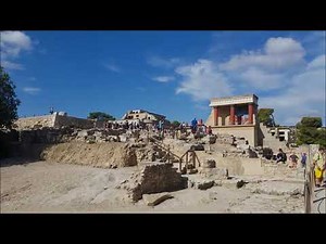 Knossos Palace of the Minoans on Crete, Greece