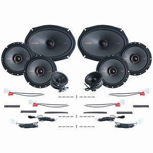 Kicker Plug & Play 8 Speaker Bundle (6.75" Rear Door Speakers) | '10 -