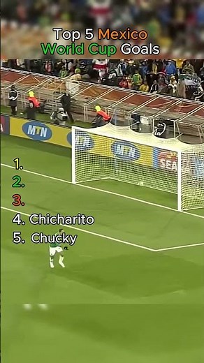 Top 5 Mexico World Cup Goals⚽️🏆
