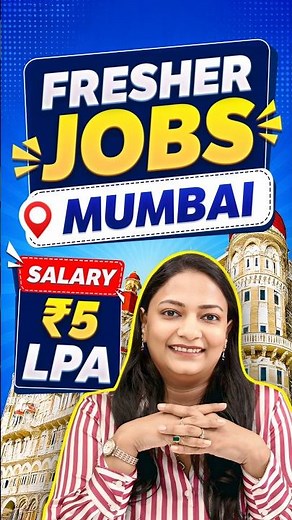Fresher Jobs in Mumbai | Earn upto ₹5 LPA