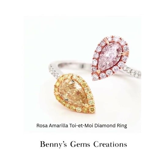 Beautiful Colored Diamond Rings #engagementring