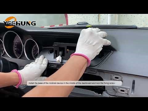 YeeHung W204 Android 11 12.3" install (Built-in CarPlay android auto)