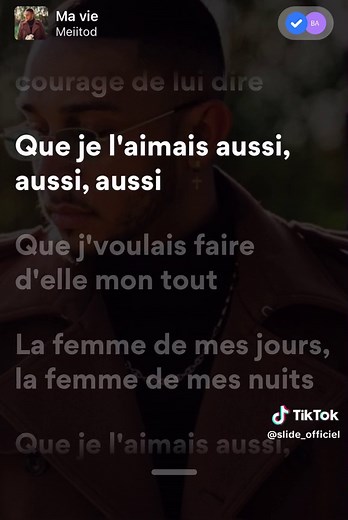 Chanson d'Amour de Meiitod: Ma Vie
