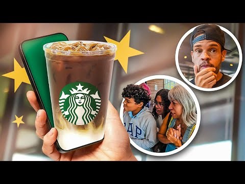 COMENDO DE GRATIS NO STABCUKS COM ELES!