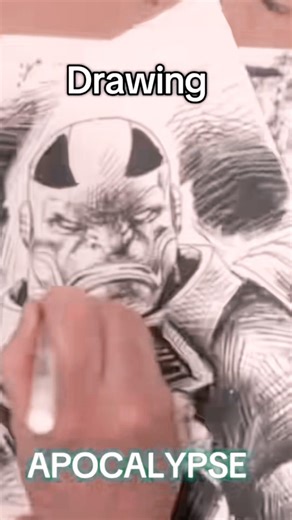 Drawing Apocalypse #apocalypse #xmenvillian #fanart #xmenart