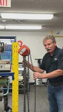 1 Ton Manual Chain Hoist | Quick Intro to Safe Heavy Lifting & Load Handling