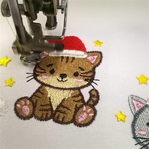 Christmas Tiger Machine Embroidery Designs, Machine Embroidery Files for Kids (instant Download) - Etsy