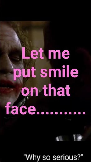 Why so.. serious || let me put a smile on that face || This Joker story is disturbing 😳#shorts#viral