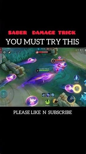 THIS SABER DAMAGE TRICK IS BROKEN 🤯 INSTANT KILL! | #MLBB #SaberGameplay #Shorts