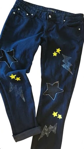 Patchwork Jeans | Cutout Denim Jeans | Holey Jeans | Painted Jeans | Hippie Pants Outfit