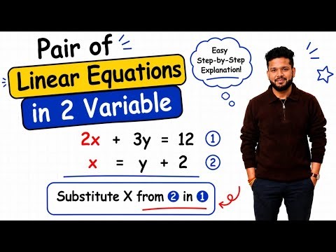 Substitution Method Class 9th and 10th by Keshav | Cbse board #cbse